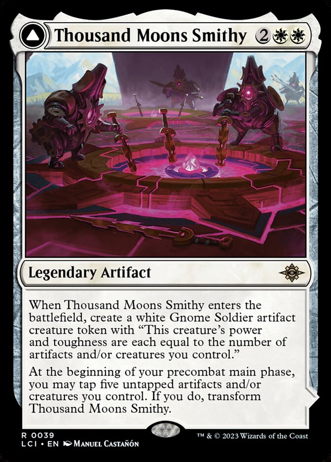 Thousand Moons Smithy // Barracks of the Thousand (The Lost Caverns of Ixalan) 