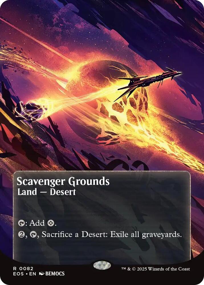 Scavenger Grounds 0082 Borderless (Edge of Eternities: Stellar Sights) 