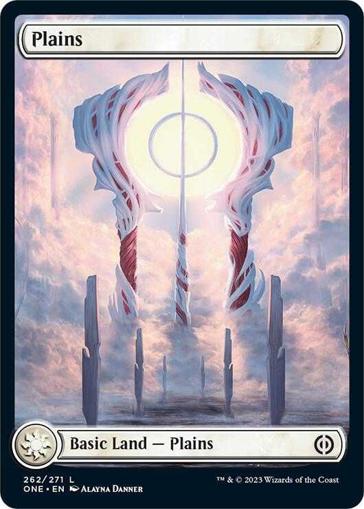 Plains 262 Full Art 262 (Phyrexia: All Will Be One) 