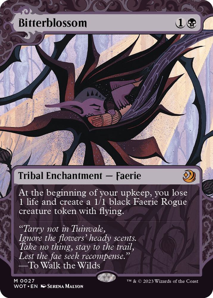 Bitterblossom 27 (Wilds of Eldraine: Enchanting Tales) 