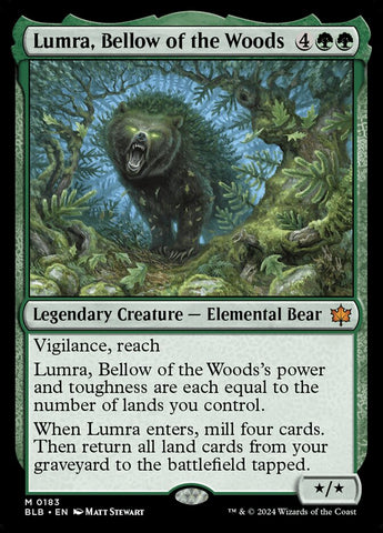 Lumra, Bellow of the Woods 183 (Bloomburrow) 
