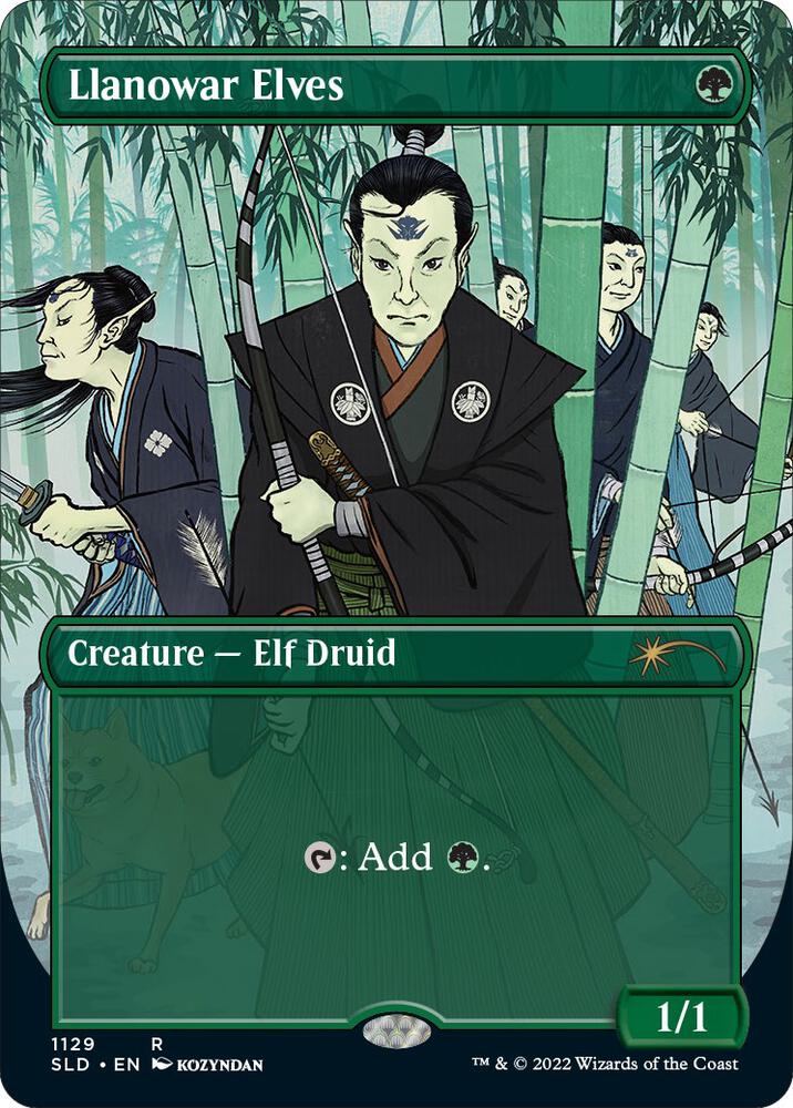 Llanowar Elves 1129 (Secret Lair Drop Series) 