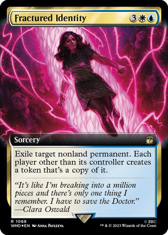Fractured Identity Extended Art Surge Foil (Universes Beyond: Doctor Who)  - Foil