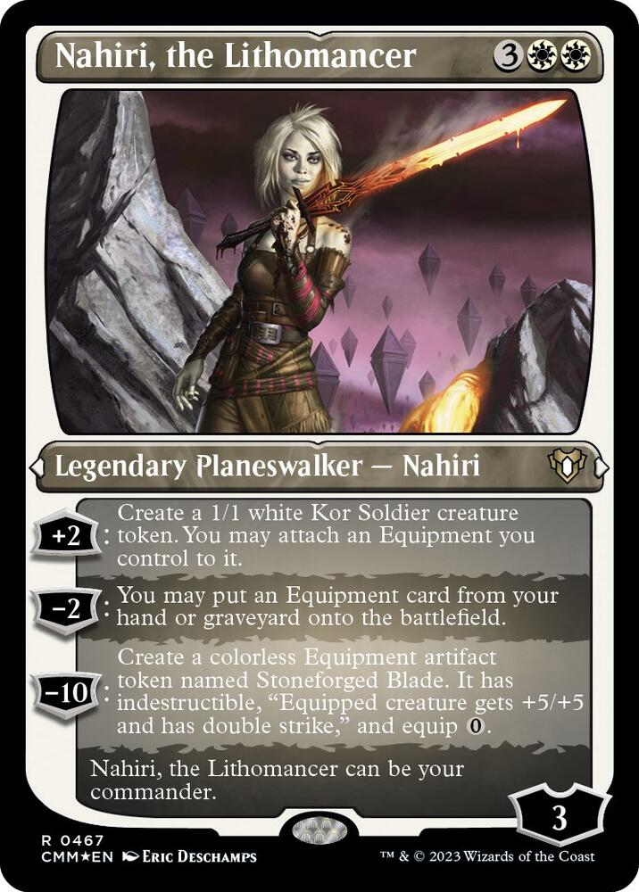 Nahiri the Lithomancer Foil Etched (Commander Masters)  - Foil