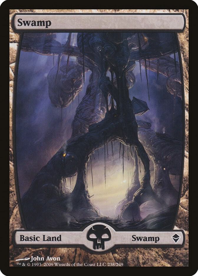 Swamp 238/249 (Zendikar)  - Full Art