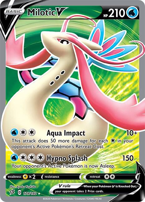 Milotic V 179/192 (SWSH02: Rebel Clash)  - Holofoil