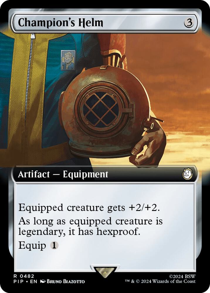 Champions Helm Extended Art (Universes Beyond: Fallout) 