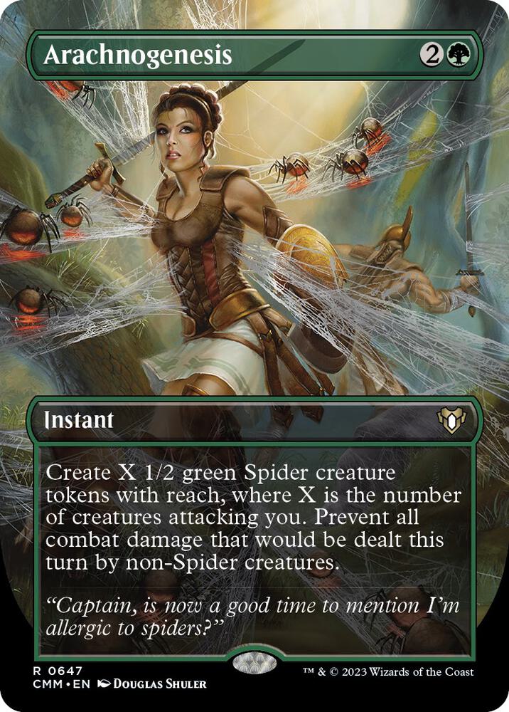 Arachnogenesis Borderless (Commander Masters) 