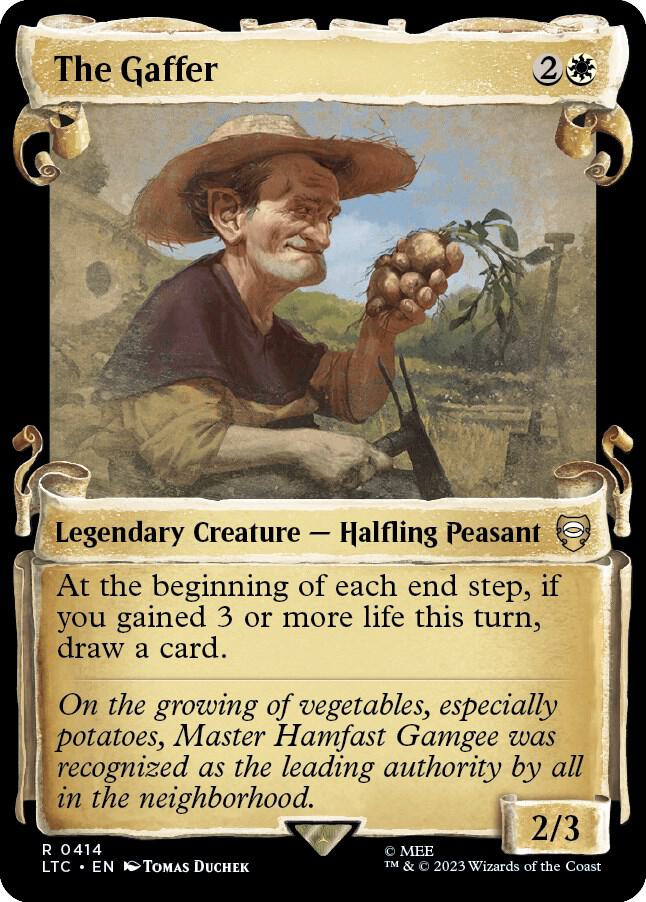 The Gaffer Showcase Scrolls 414 (Commander: The Lord of the Rings: Tales of Middle-earth)  - Showcase Scroll Foil