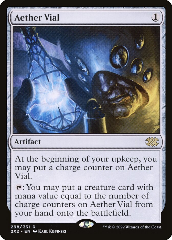 Aether Vial (Double Masters 2022)  - Foil
