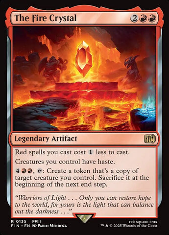The Fire Crystal 135 (FINAL FANTASY)  - Foil
