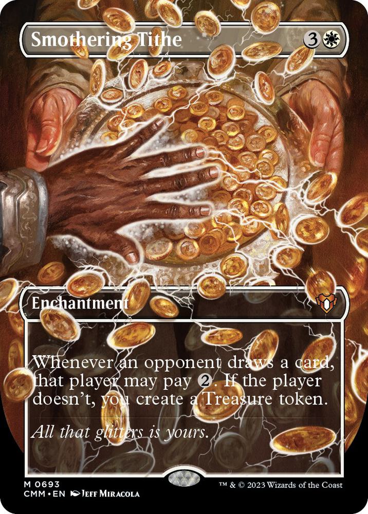 Smothering Tithe Borderless (Commander Masters) 