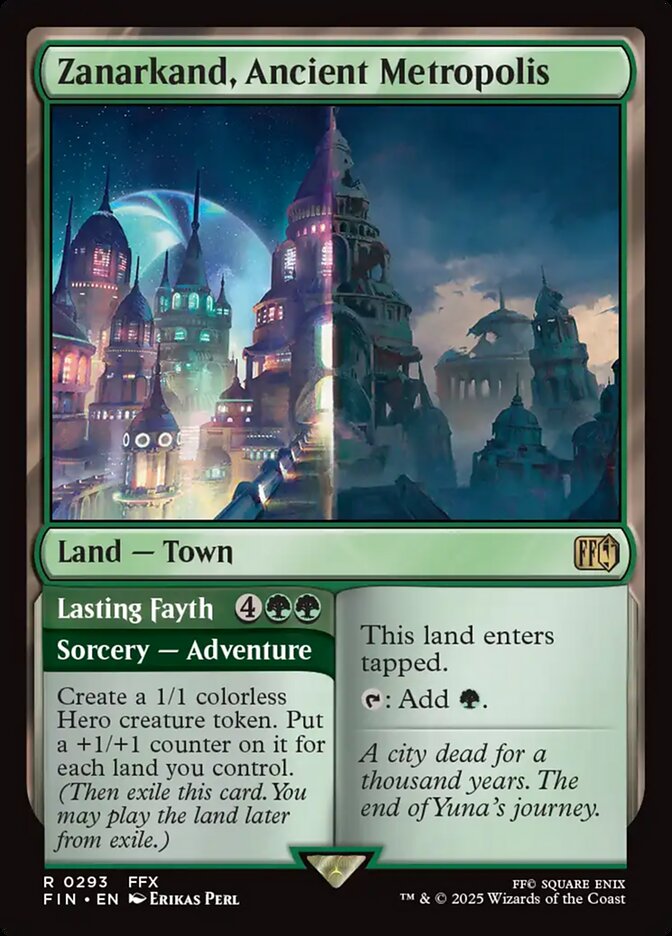 Zanarkand, Ancient Metropolis // Lasting Fayth (FINAL FANTASY)  - Foil