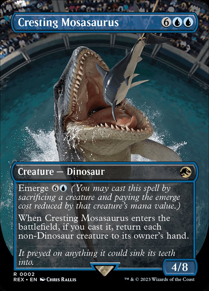 Cresting Mosasaurus (Universes Beyond: Jurassic World Collection)  - Foil