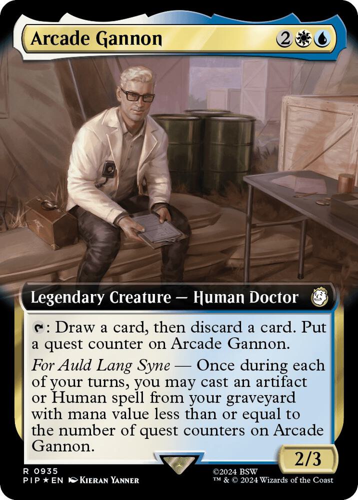 Arcade Gannon Extended Art Surge Foil (Universes Beyond: Fallout)  - Foil