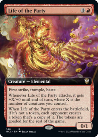 Life of the Party Extended Art 148 (Commander: Streets of New Capenna) 
