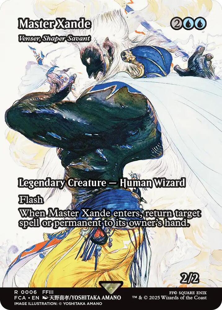 Master Xande - Venser, Shaper Savant 6 (FINAL FANTASY: Through the Ages)  - Showcase