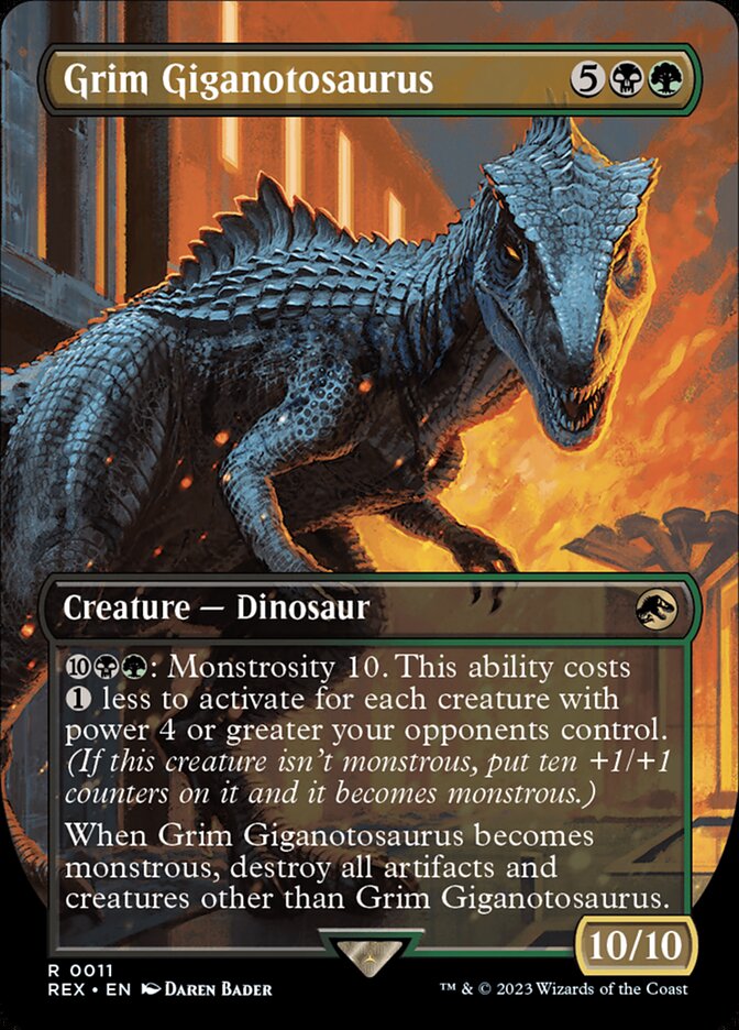 Grim Giganotosaurus (Universes Beyond: Jurassic World Collection) 