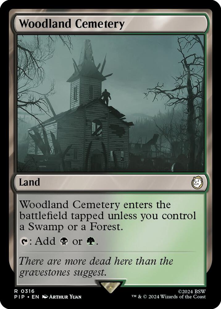 Woodland Cemetery 316/326 (Universes Beyond: Fallout) 
