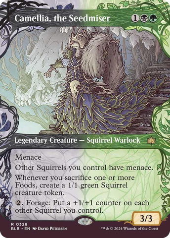 Camellia the Seedmiser Showcase (Bloomburrow)  - Foil
