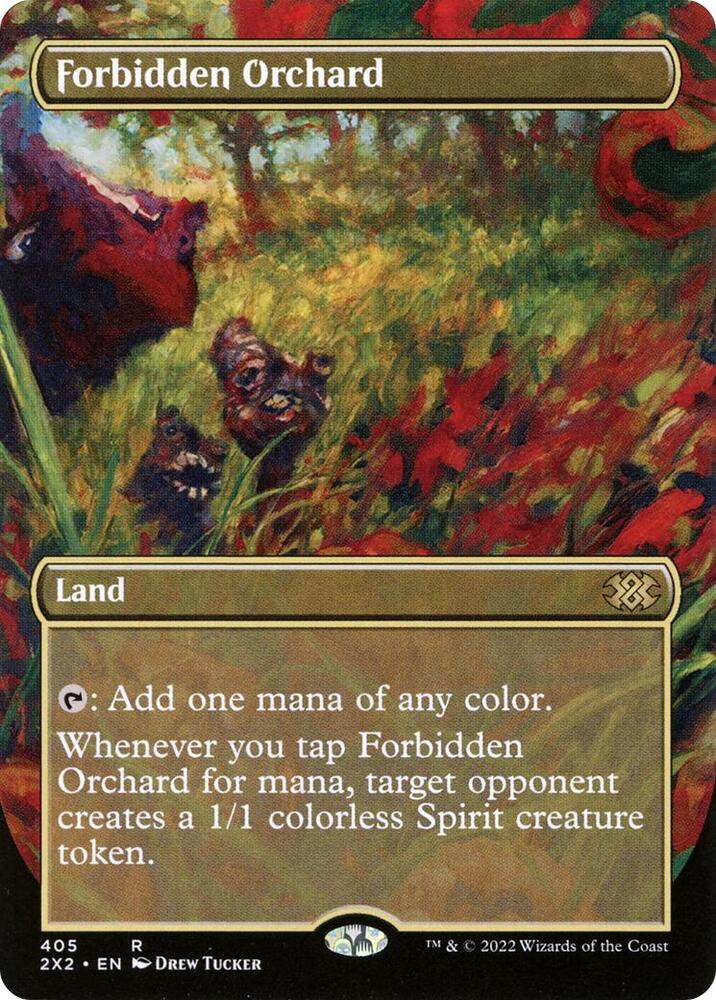 Forbidden Orchard Borderless 405 (Double Masters 2022)  - Foil