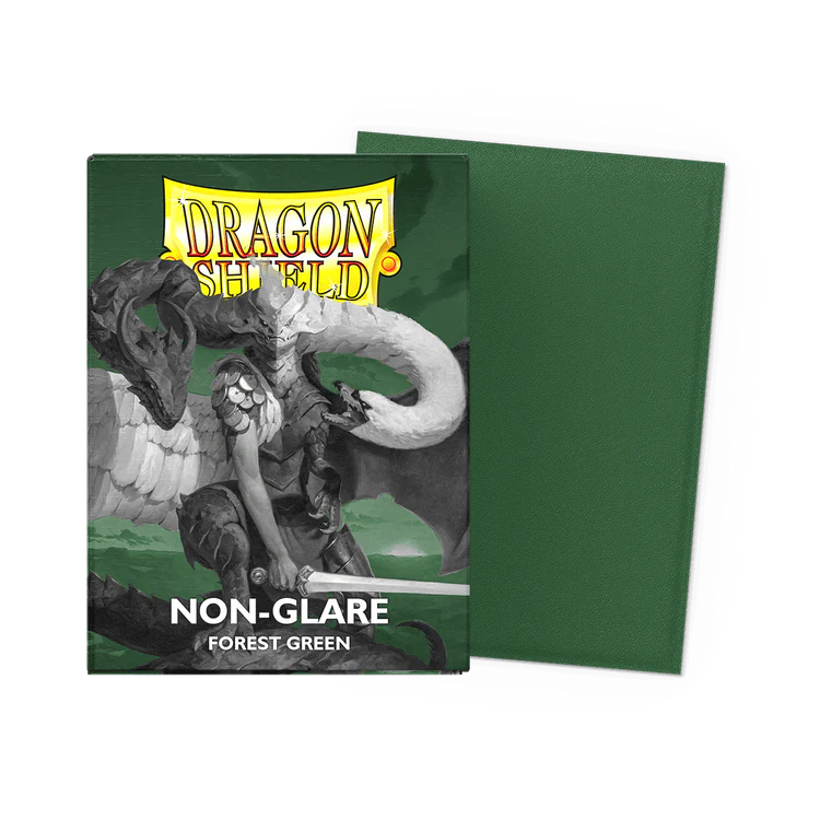 Dragon Shield: Standard 100ct Sleeves - Forest Green (Non-Glare Matte)