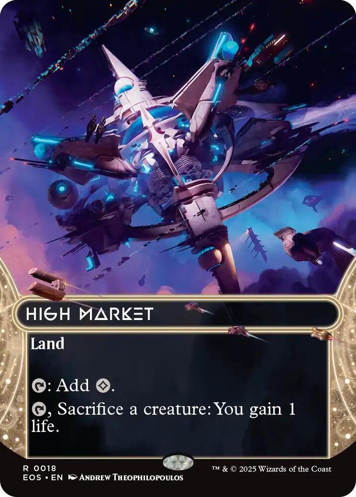 High Market 0018 Borderless (Edge of Eternities: Stellar Sights)  - Foil