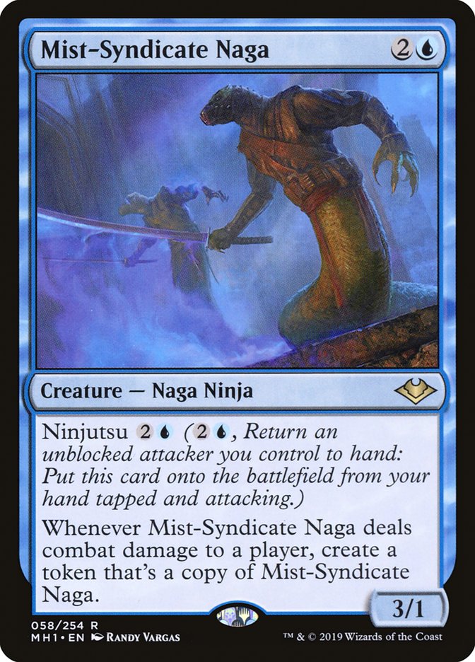 Mist-Syndicate Naga 58/254 (Modern Horizons)  - Foil