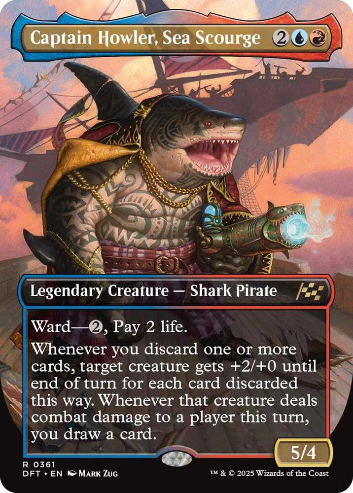 Captain Howler Sea Scourge Borderless (Aetherdrift) 