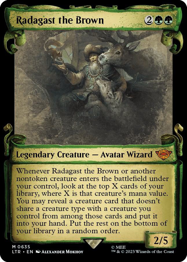 Radagast the Brown Showcase Scrolls (Universes Beyond: The Lord of the Rings: Tales of Middle-earth)  - undefined
