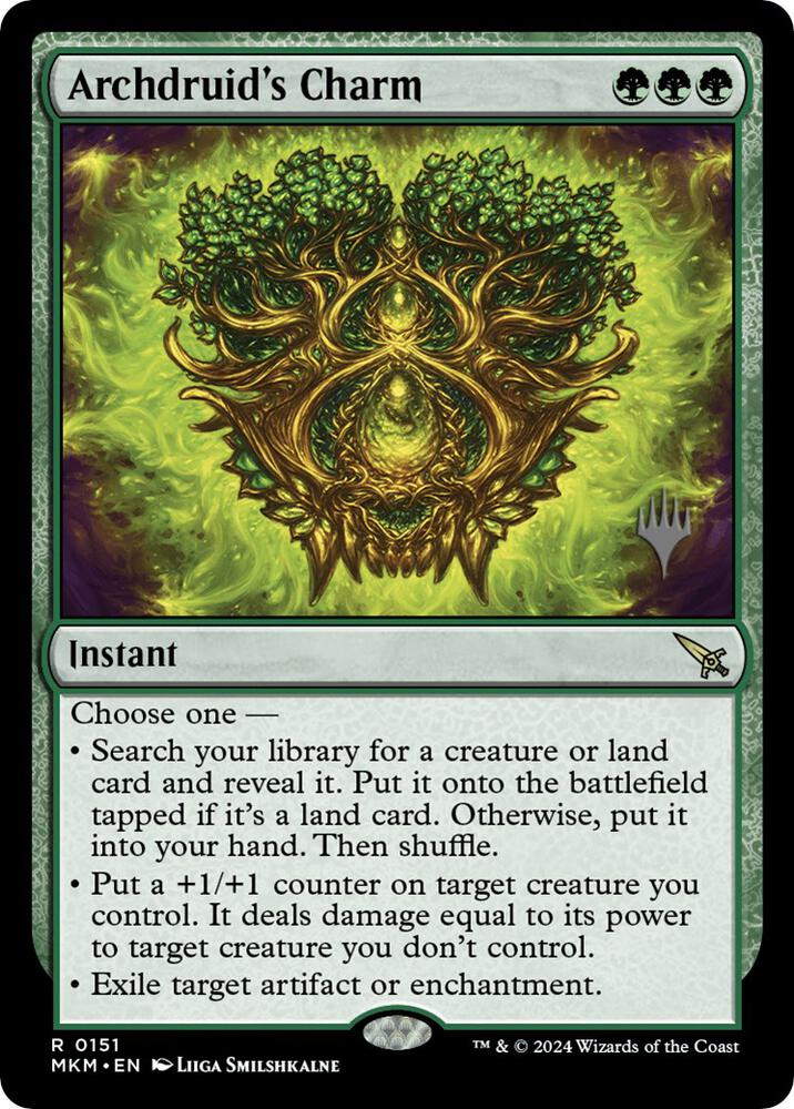 Archdruids Charm (Promo Pack: Murders at Karlov Manor)  - Foil