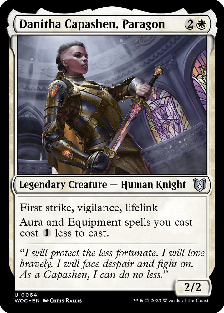 Danitha Capashen, Paragon 64/173 (Commander: Wilds of Eldraine) 