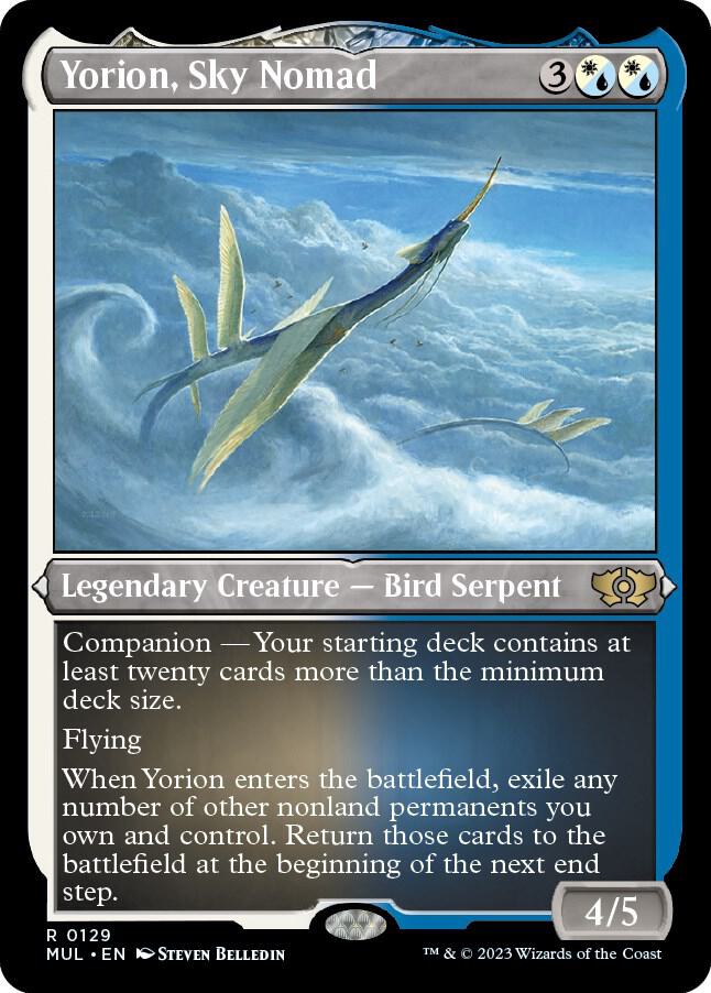 Yorion Sky Nomad Foil Etched (March of the Machine: Multiverse Legends)  - Foil
