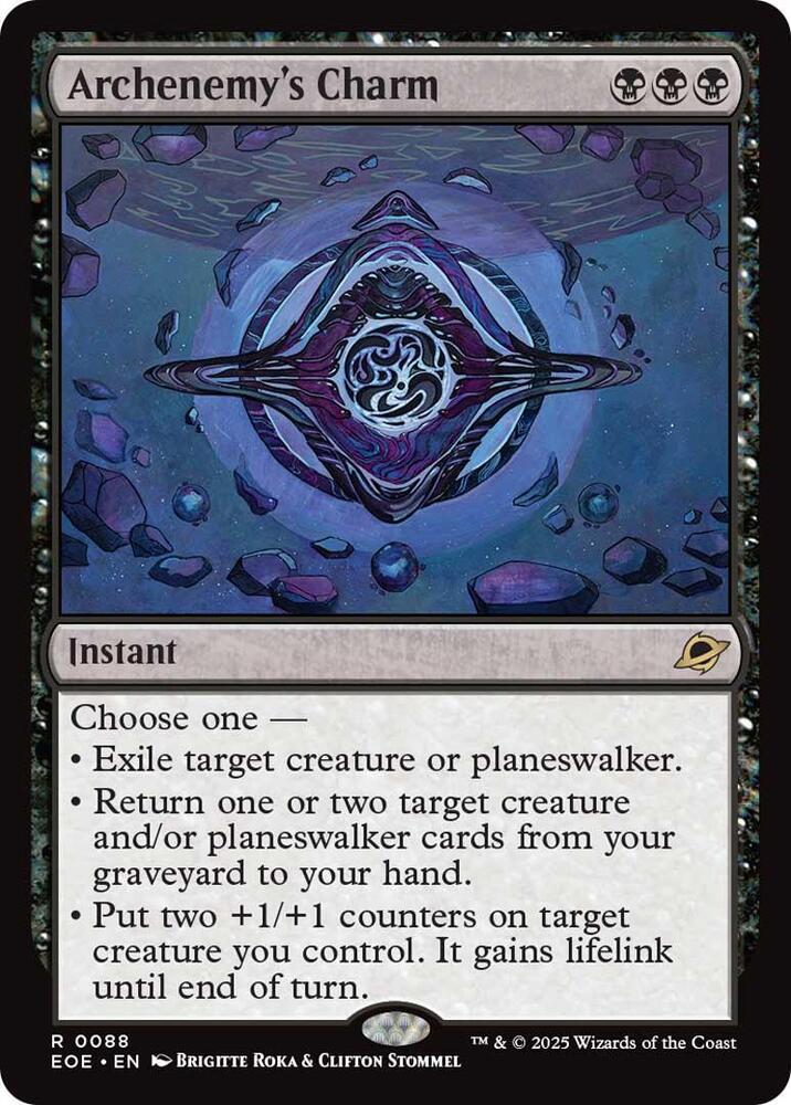 Archenemys Charm (Edge of Eternities)  - Foil
