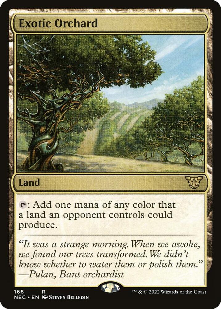 Exotic Orchard 168 (Commander: Kamigawa: Neon Dynasty) 