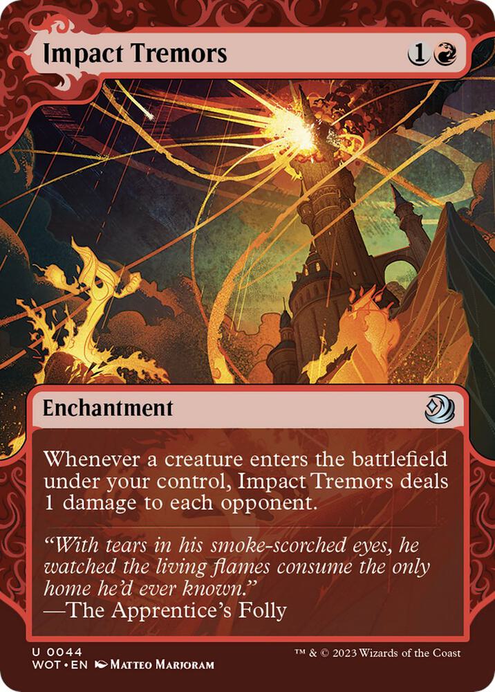 Impact Tremors (Wilds of Eldraine: Enchanting Tales)  - Foil