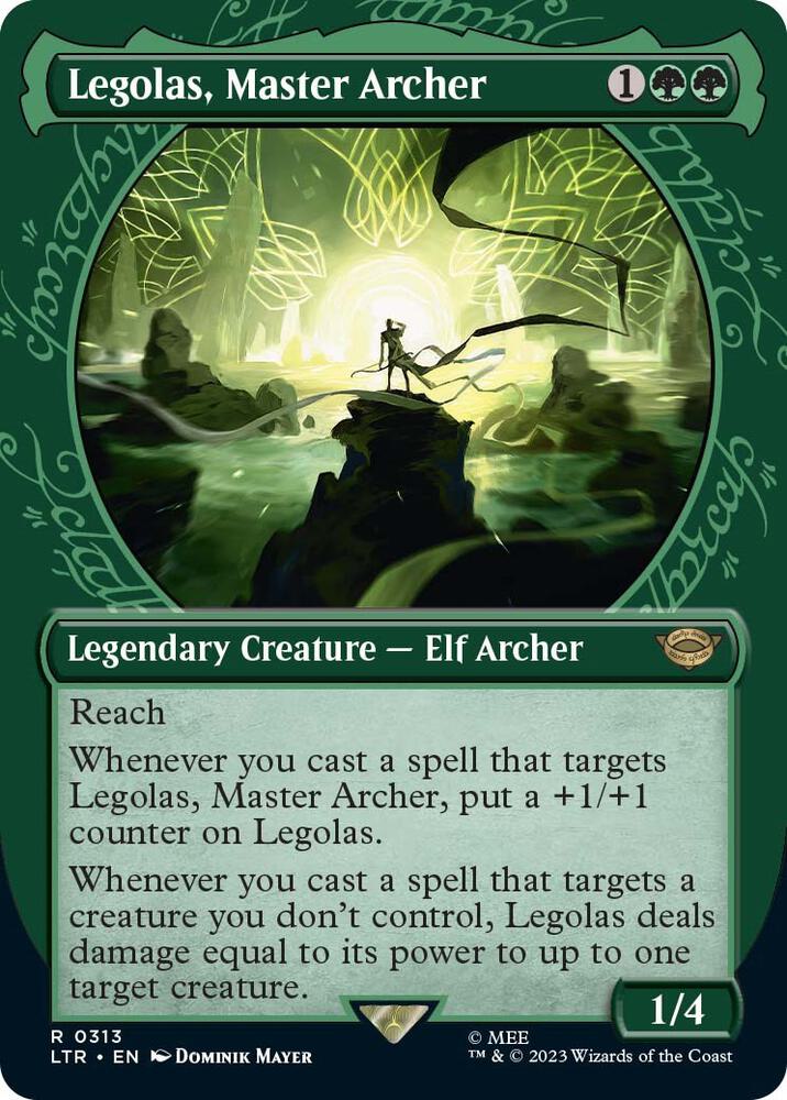 Legolas, Master Archer 313 (Universes Beyond: The Lord of the Rings: Tales of Middle-earth)  - Showcase Foil