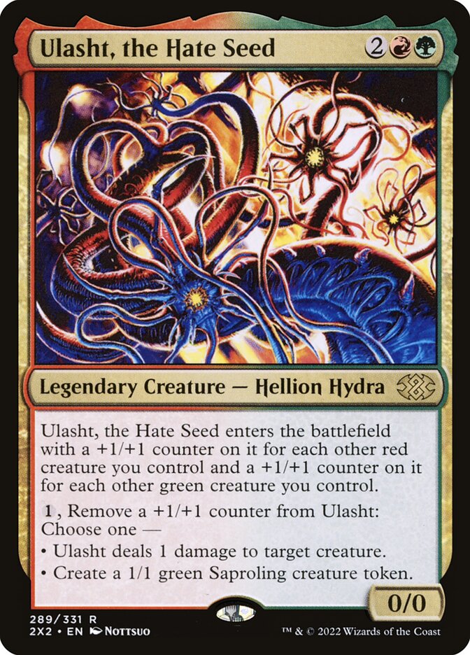Ulasht, the Hate Seed 289/331 (Double Masters 2022)  - Foil