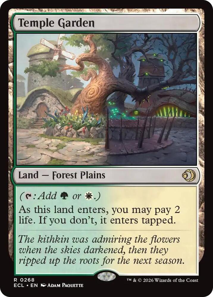 Temple Garden (Lorwyn Eclipsed)  - Foil
