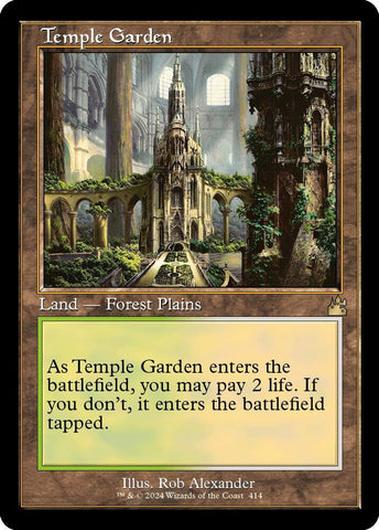 Temple Garden 414 (Ravnica Remastered)  - Foil