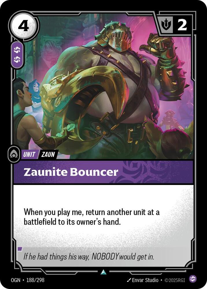 Zaunite Bouncer (Origins)  - Foil
