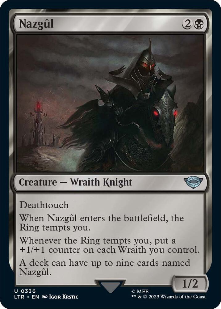 Nazgul 0336 (Universes Beyond: The Lord of the Rings: Tales of Middle-earth)  - Foil