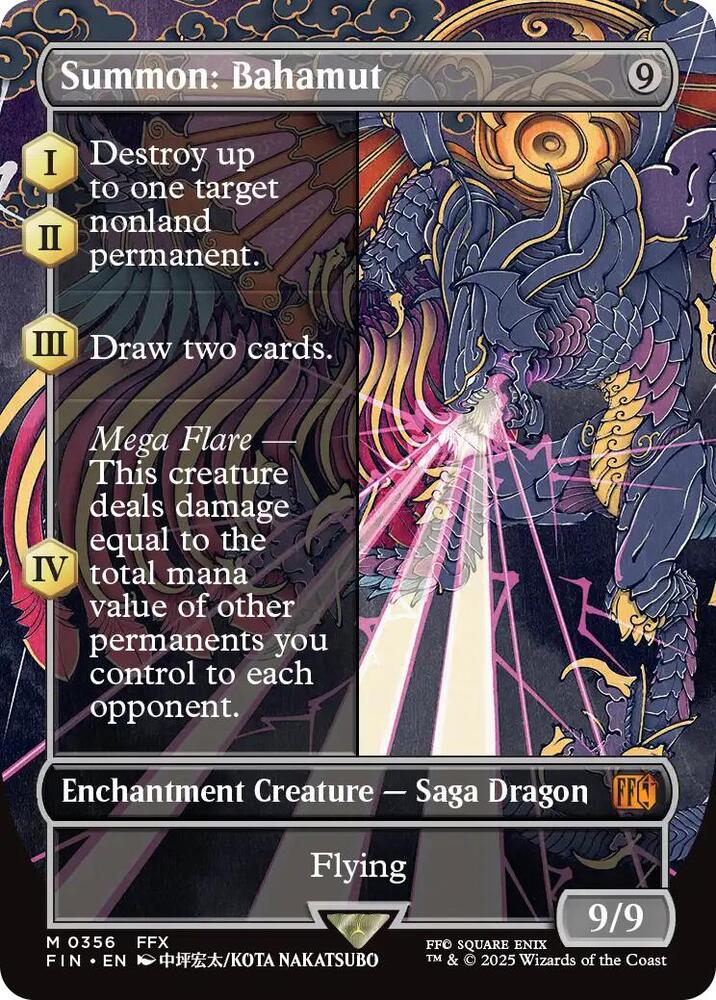 Summon Bahamut Borderless (FINAL FANTASY) 