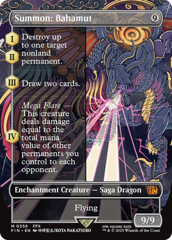Summon Bahamut Borderless (FINAL FANTASY) 