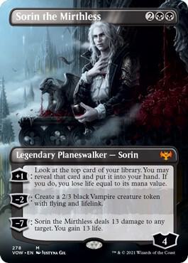 Sorin the Mirthless Borderless 278 (Innistrad: Crimson Vow) 