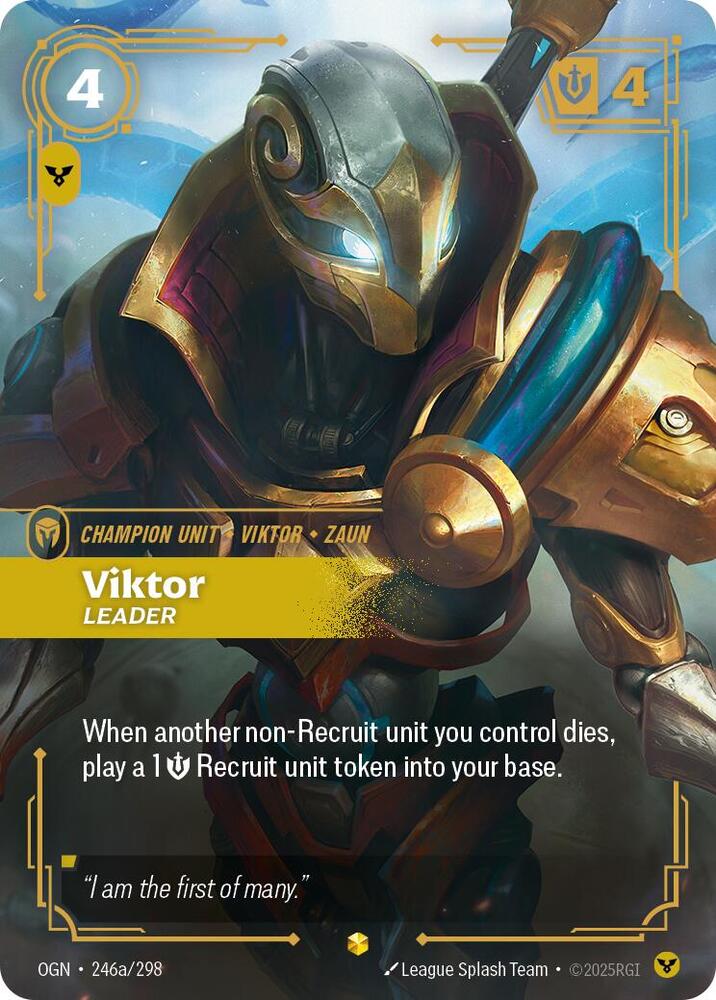 Viktor Leader Alternate Art (Origins)  - Foil