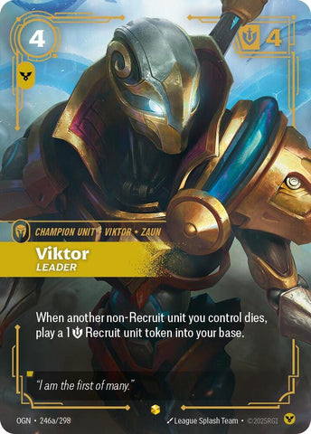 Viktor Leader Alternate Art (Origins)  - Foil