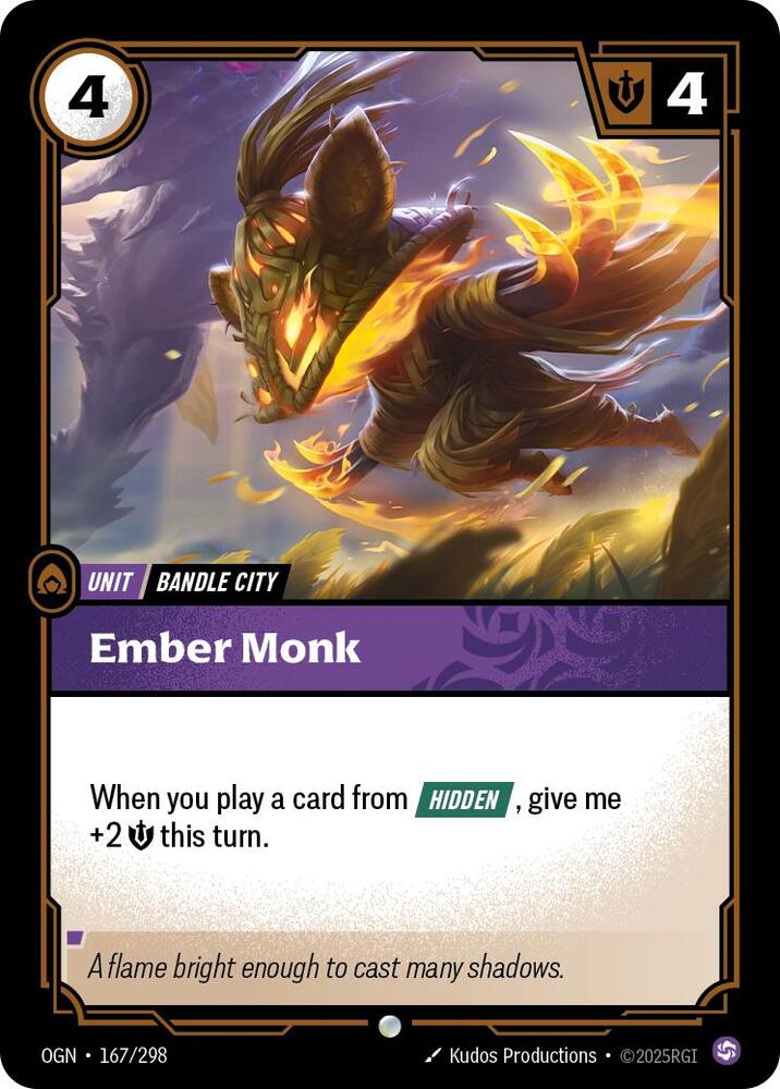 Ember Monk (Origins)  - Foil