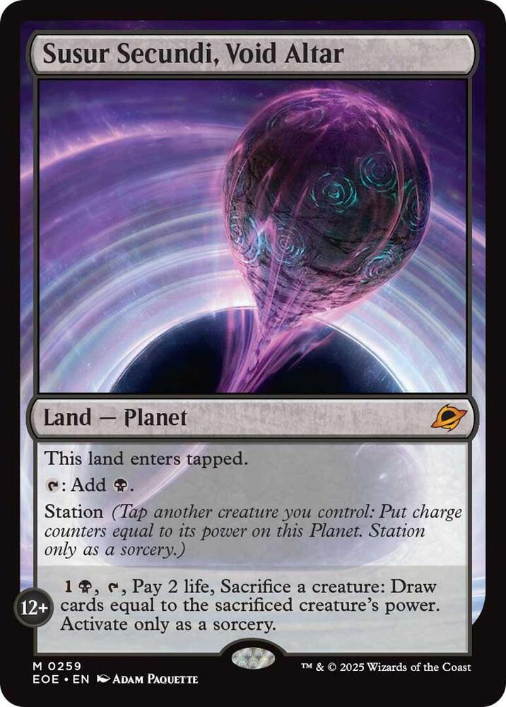 Susur Secundi Void Altar 259 (Edge of Eternities) 