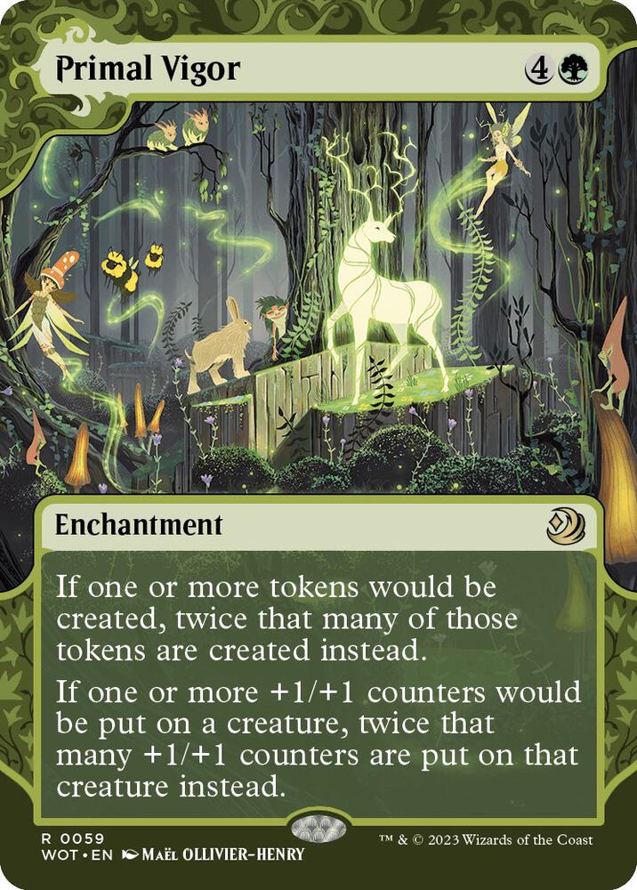 Primal Vigor (Wilds of Eldraine: Enchanting Tales)  - Foil